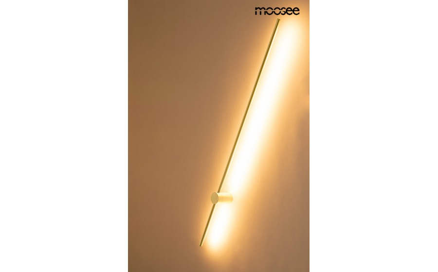 MOOSEE lampa ścienna OMBRE 120 złota