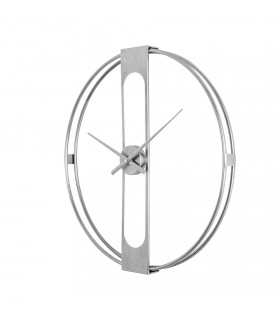 zegar ścienny, KARE zegar CLIP 60, srebrny zegar, nowoczesny design, zegar ścienny, KARE zegar CLIP 60, srebrny zegar, nowoczesny design,