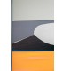 KARE obraz ABSTRACT SHAPES ORANGE 73x143 cm