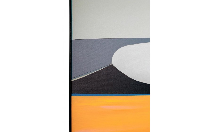 KARE obraz ABSTRACT SHAPES ORANGE 73x143 cm