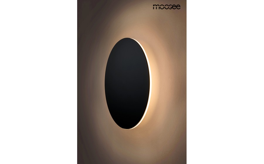 MOOSEE lampa ścienna SHADOW SUN 25 czarna