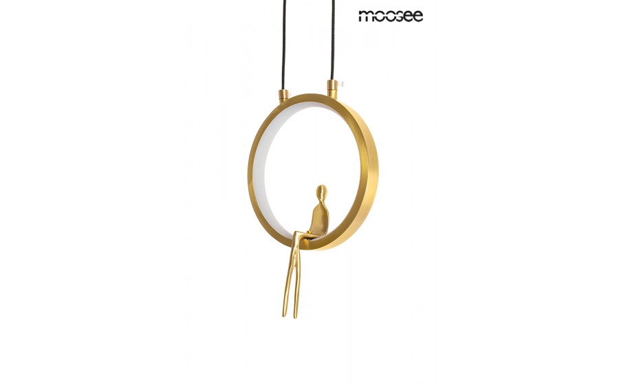 MOOSEE lampa wisząca BOY CIRCLE LED złota