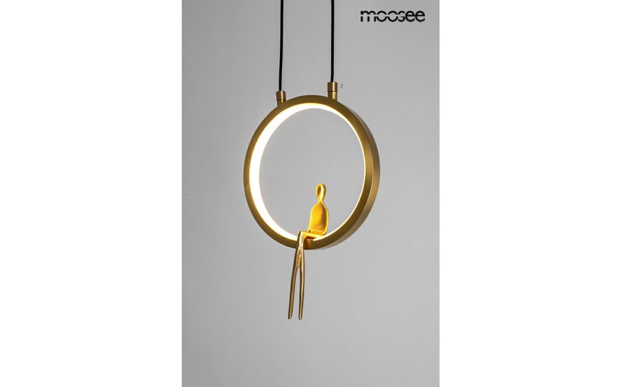 MOOSEE lampa wisząca BOY CIRCLE LED złota