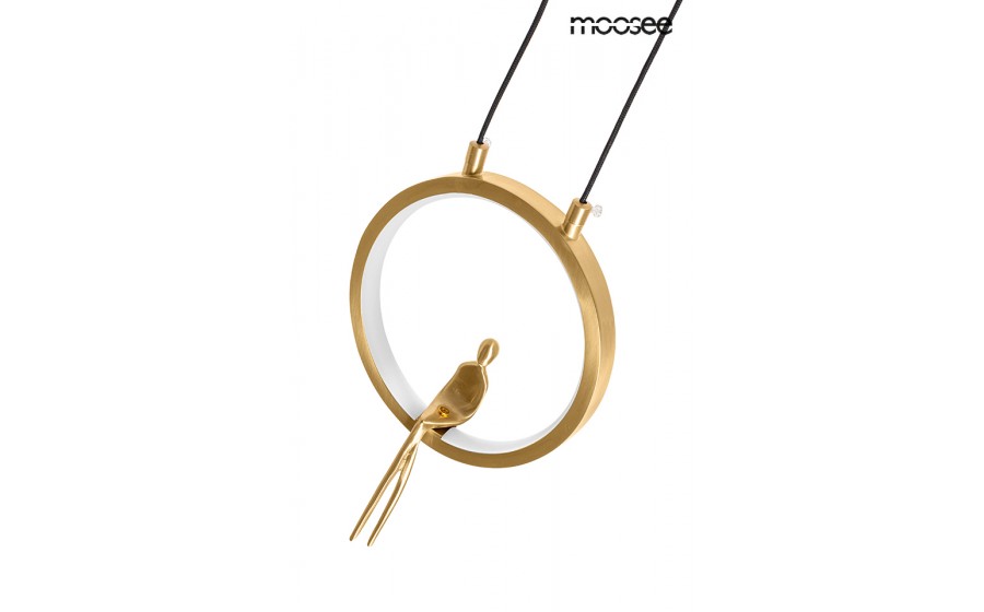 MOOSEE lampa wisząca BOY CIRCLE LED złota