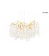 MOOSEE, lampa wisząca, RIVIERA 60 złota, ekskluzywna oprawa, akrylowe klosze, efektowne oświetlenie, salon urody, restauracja
