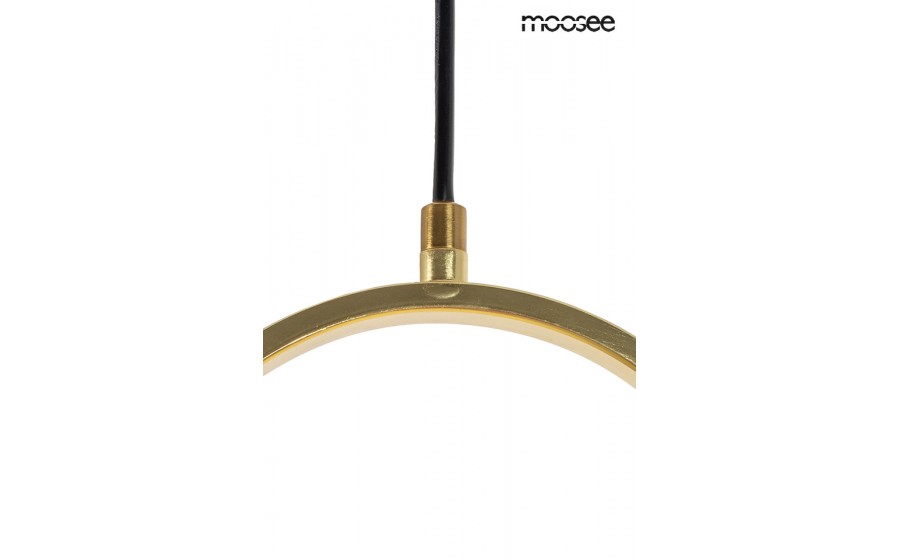 MOOSEE lampa wisząca SPINNER 19 LED złota