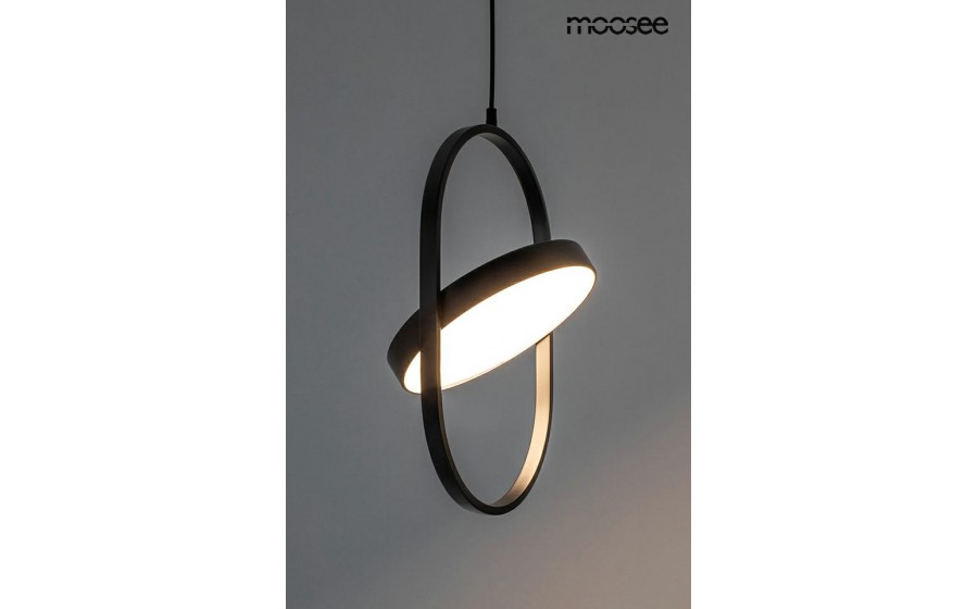 MOOSEE lampa wisząca SPINNER 26 czarna