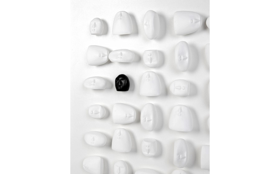 Obraz SO MANY FACES 110x110 cm