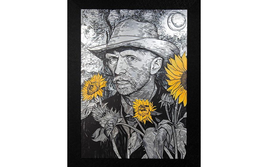 Obraz VAN SUNFLOWER 96 x 121 cm