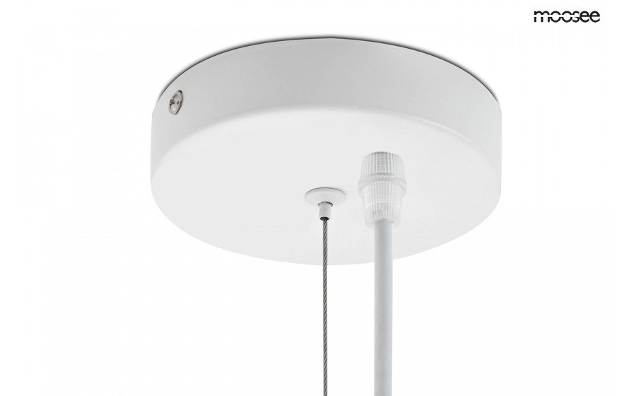 MOOSEE lampa wisząca NEST 60 biała