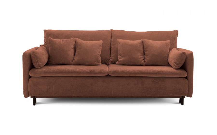 sofa z funkcją spania, nowoczesna sofa, minimalistyczny design, sofa Miria, elegancka sofa, tkaniny łatwoczyszczące,