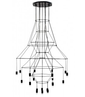 Lampa wisząca FLUSSO 20 czarna