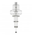 Lampa wisząca FLUSSO 43 GRANDE czarne