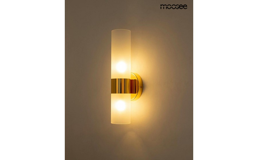 MOOSEE lampa ścienna TUBS złota