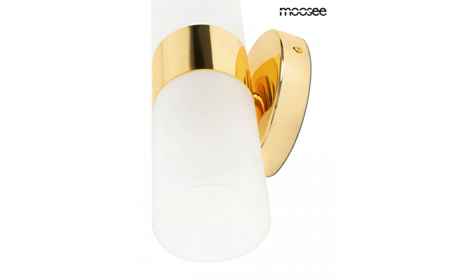 MOOSEE lampa ścienna TUBS złota