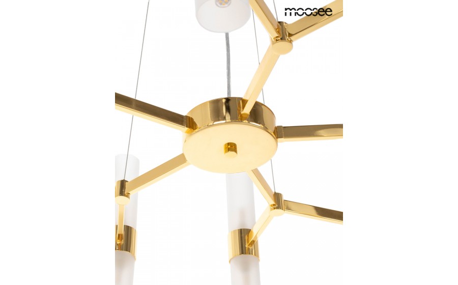 MOOSEE lampa wisząca TUBS 10 złota