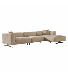 RICHMOND sofa narożna HOXTON R ciepły  beż