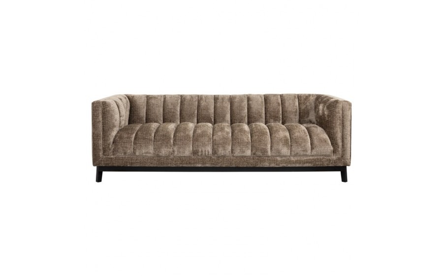 RICHMOND sofa BEAUDY brązowa -  trudnopalna