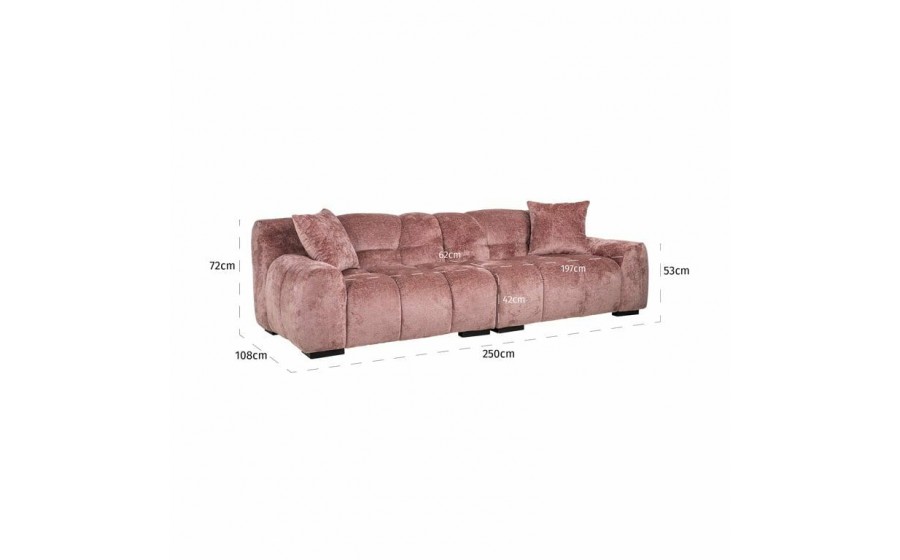 RICHMOND sofa CHARELLE różowa