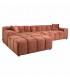 RICHMOND sofa CUBE L bordowa