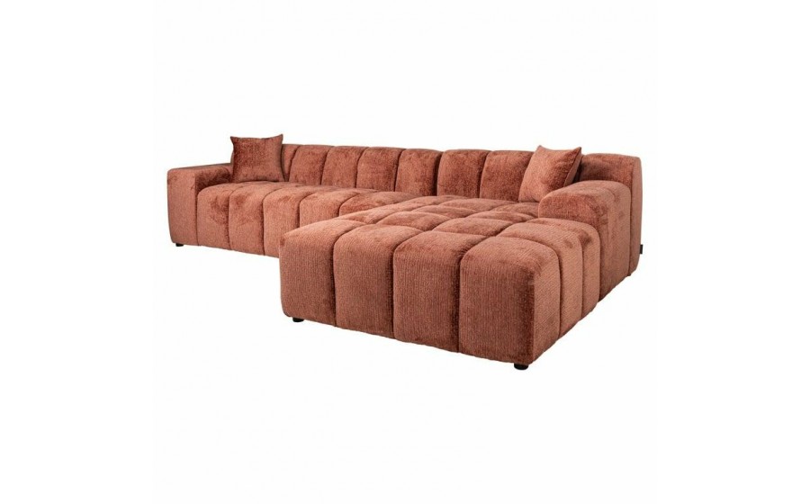 RICHMOND sofa CUBE R bordowa