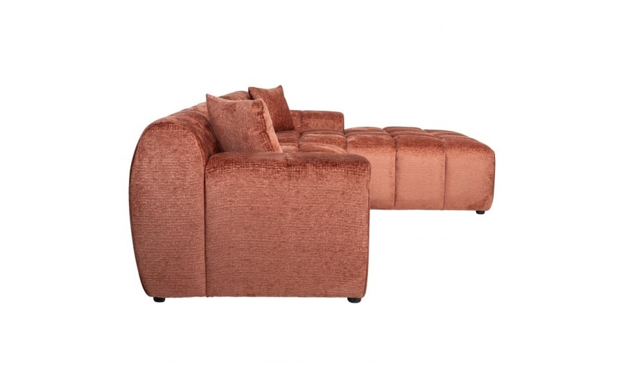 RICHMOND sofa CUBE R bordowa