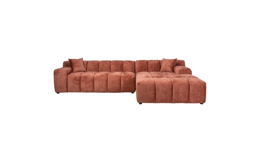 RICHMOND sofa CUBE R bordowa