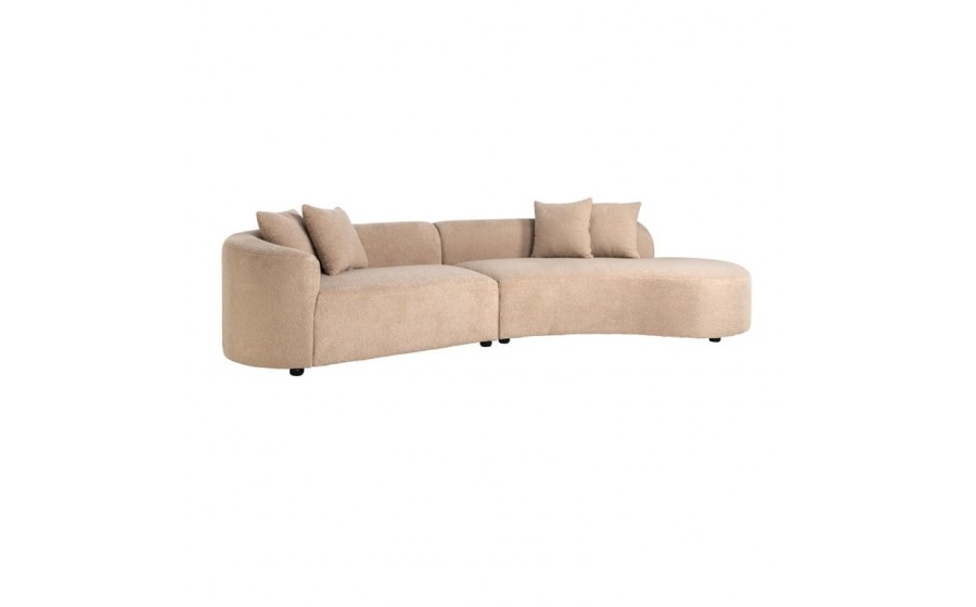 RICHMOND sofa GRAYSON R beżowa - długa wersja