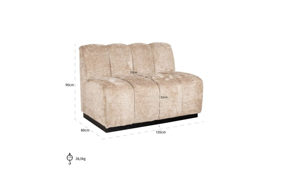 RICHMOND sofa HILLPARK 2 beżowa