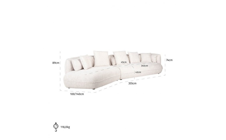 RICHMOND sofa RODINA beżowa