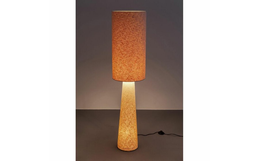 KARE lampa podłogowa MARLEEN BOUCLE 130  cm beżowa