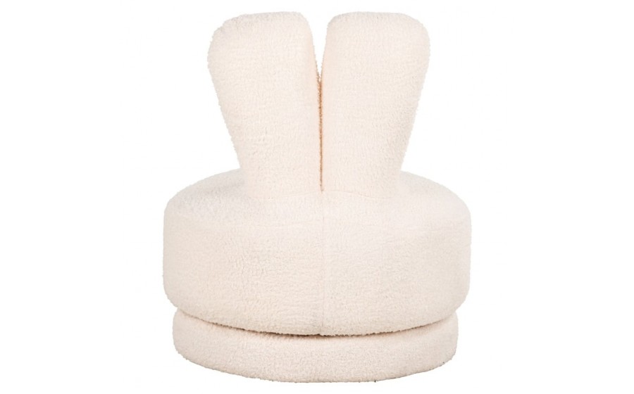 RICHMOND fotel dziecięcy BUNNY biały - funkcja obrotowa