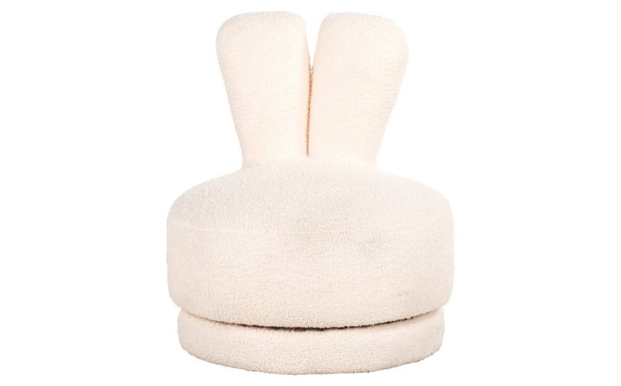 RICHMOND fotel dziecięcy BUNNY biały - funkcja obrotowa