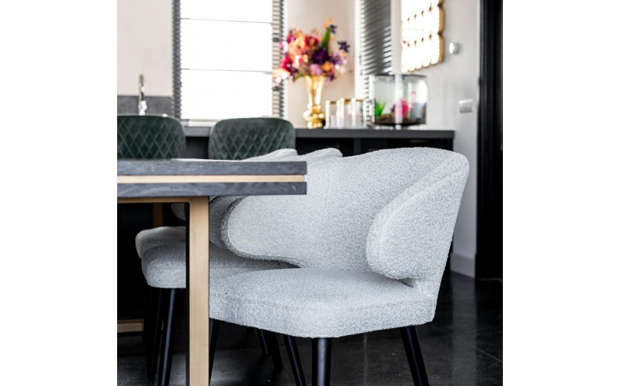 RICHMOND krzesło INDIGO BOUCLE