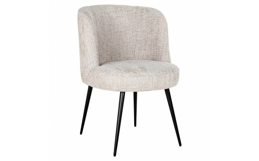 RICHMOND krzesło tapicerowane MORTON beżowe