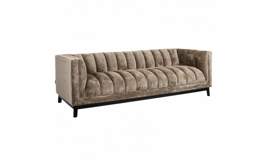 RICHMOND sofa BEAUDY brązowa -  trudnopalna