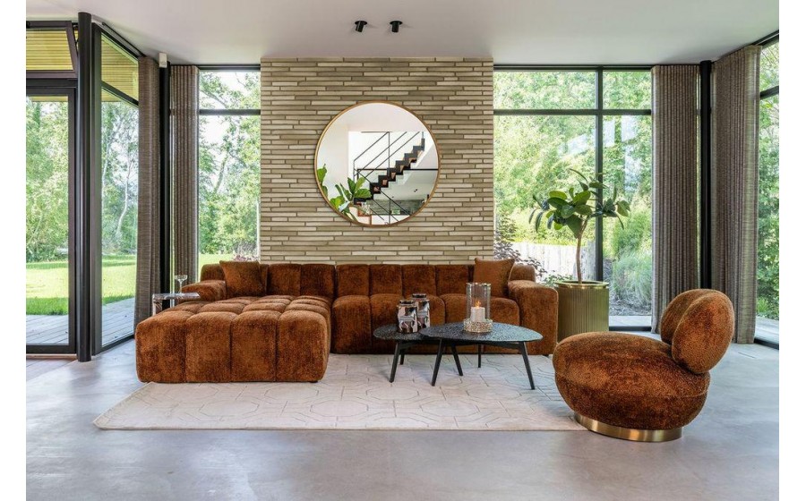 RICHMOND sofa CUBE L pomarańczowa