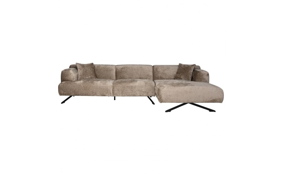 RICHMOND sofa narożna DONOVAN R brązowa