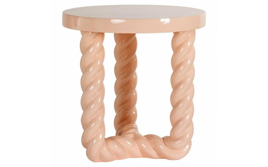 RICHMOND stolik kawowy ROSLY różowy