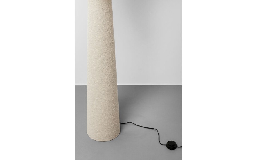 KARE lampa podłogowa MARLEEN BOUCLE 190  cm beżowa