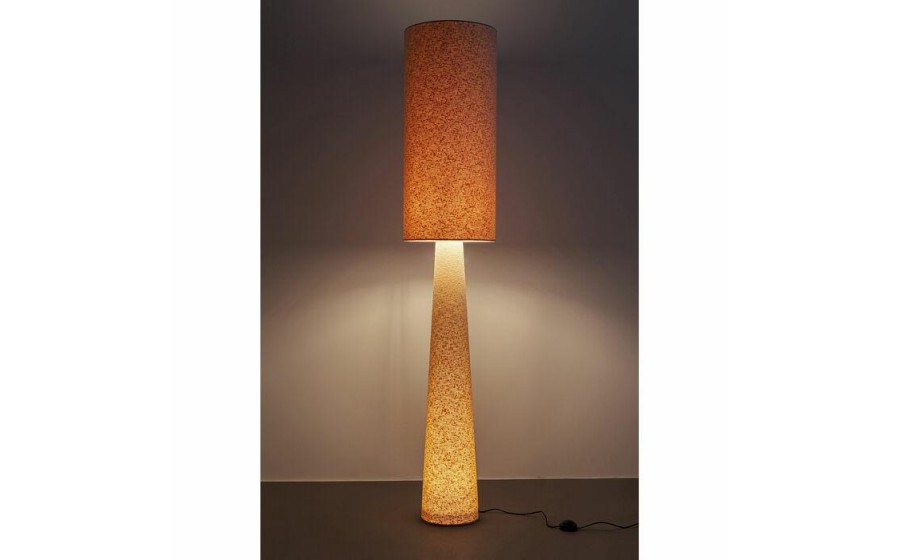 KARE lampa podłogowa MARLEEN BOUCLE 190  cm beżowa