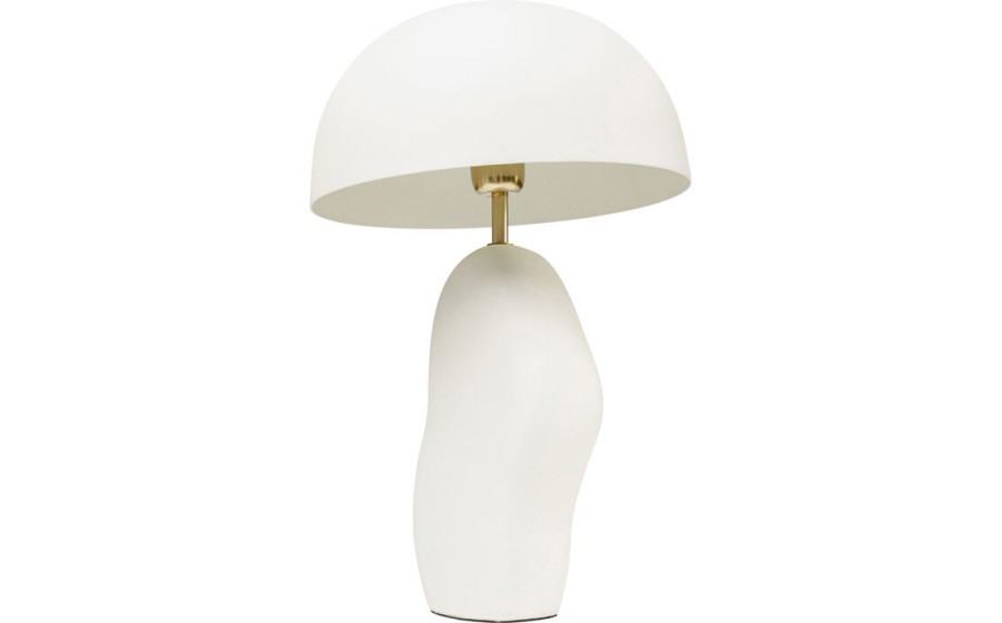 KARE lampa stołowa, lampa NUBE 48 biała, organiczny design, nowoczesne oświetlenie, lampa na kredens, elegancka lampa