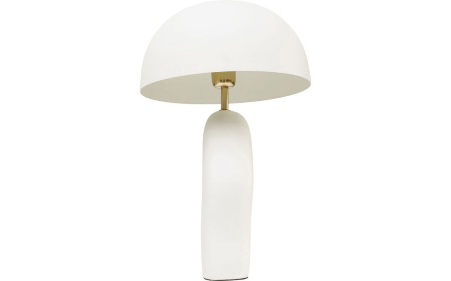 KARE lampa stołowa, lampa NUBE 48 biała, organiczny design, nowoczesne oświetlenie, lampa na kredens, elegancka lampa