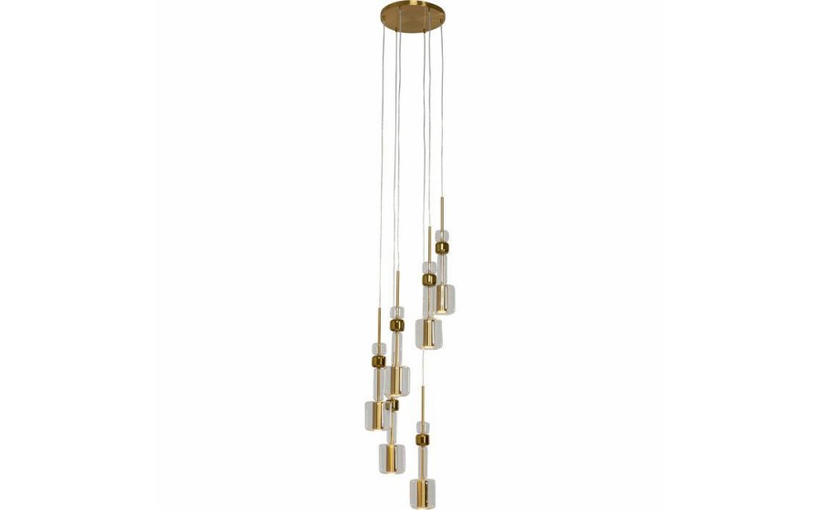 lampa wisząca, KARE, CANDY BAR 44, złota, nowoczesny design