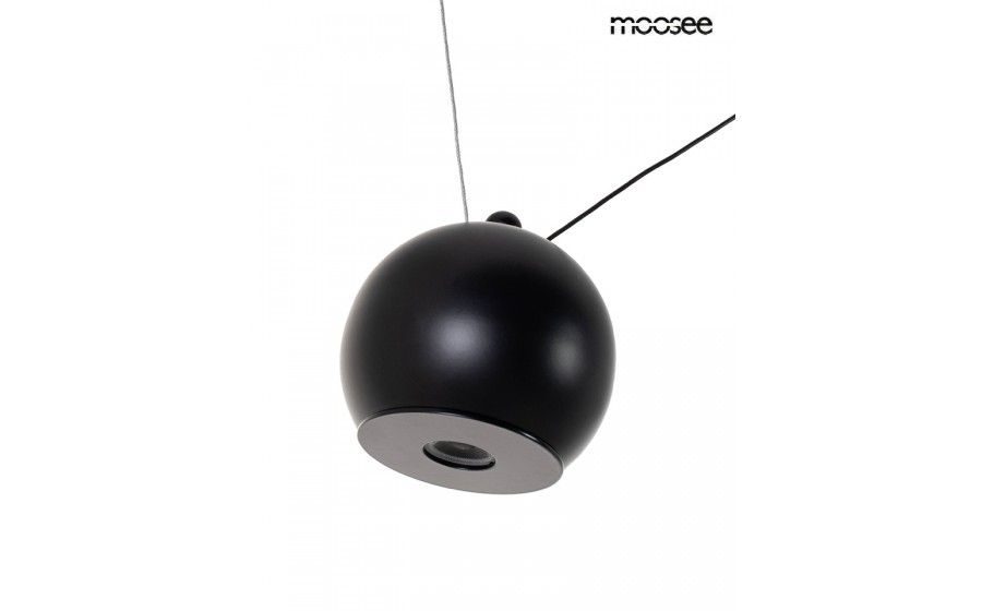 MOOSEE lampa wisząca OCTO 5 czarna