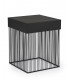 BIZZOTTO stolik kawowy YASLINE 40x40  czarny