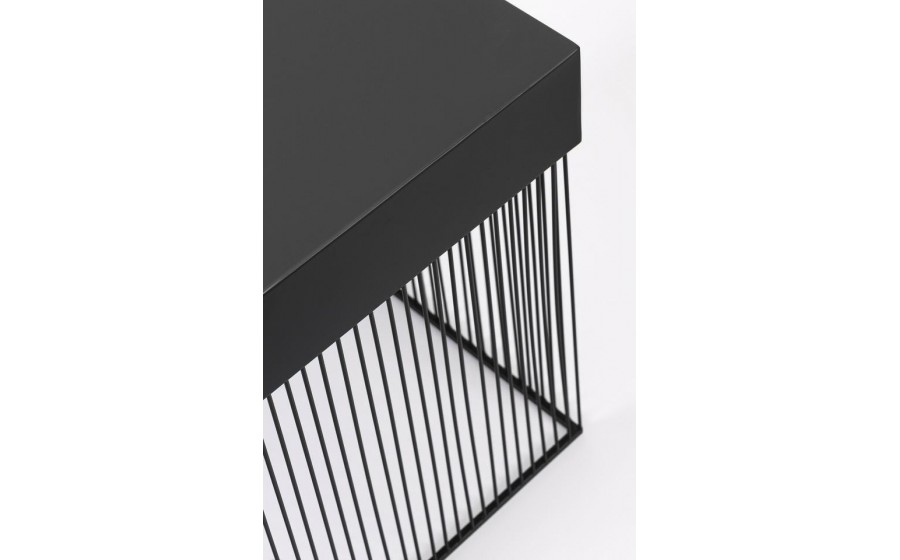 BIZZOTTO stolik kawowy YASLINE 40x40  czarny