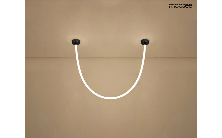 MOOSEE lampa wisząca LASSO 200 Smart LED czarna