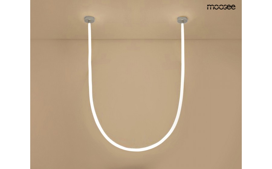 MOOSEE lampa wisząca LASSO 600 Smart LED srebrna