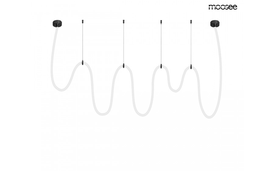 MOOSEE lampa wisząca LASSO 800 Smart  czarna